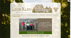 Desktop Screenshot of klein-wein.de